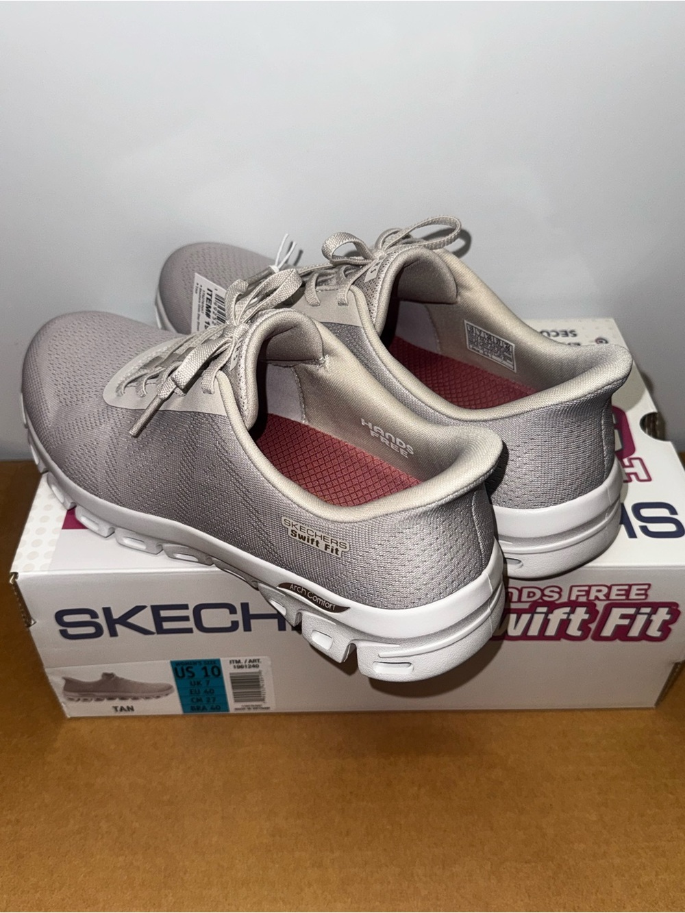 Skechers Womens Sz: 10 Hands Free Swift Fit Glide-Lite 2.0 Sneakers 1961240 NWT - Picture 4 of 5